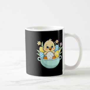 Caneca De Café Galinha Caça de Ovos Páscoa Coelhinhos Orelha Faze