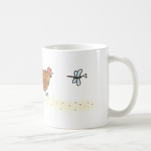 CANECA DE CAFÉ GALINHA COM MOSCA DO DRAGÃO (Direita)