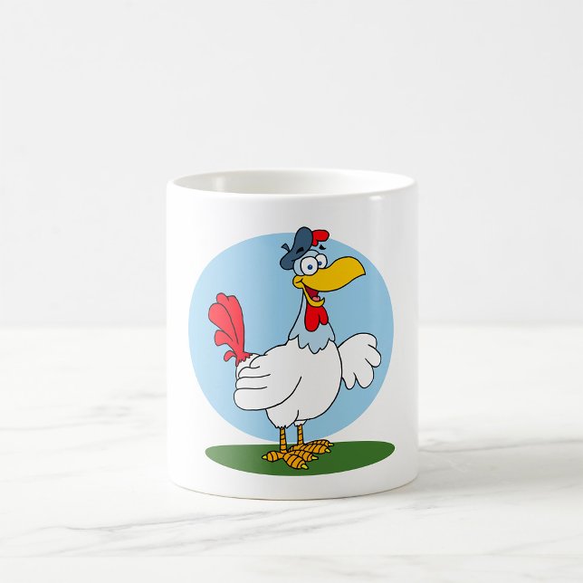 Caneca De Café Galinha de Cartoon (Criador carregado)