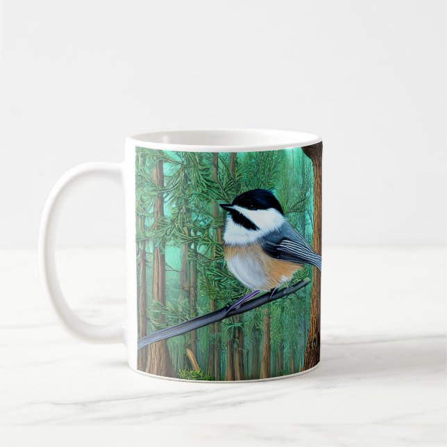 Caneca De Café Galinha de Pinheiro Evergreen Russo (Esquerda)