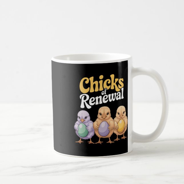 Caneca De Café Galinha de Pintinhos Byby de páscoa (Direita)