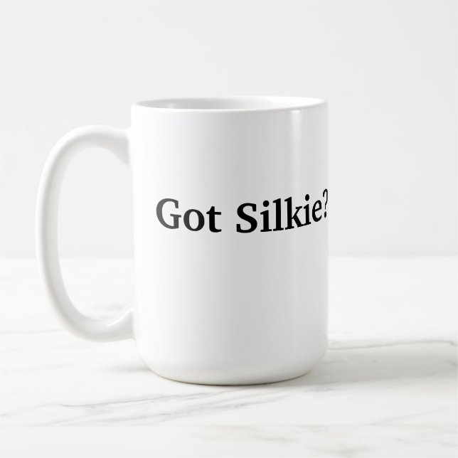 Caneca De Café Galinha de Silkie (Esquerda)