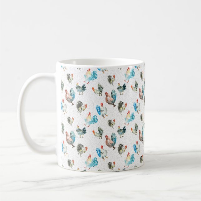Caneca De Café Galinha Lover Country Hens (Esquerda)