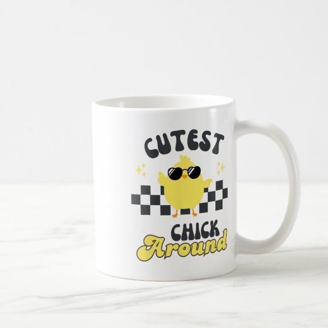 Caneca De Café Galinha Mais Fofa em Volta de Galinha de Páscoa Vi (Direita)