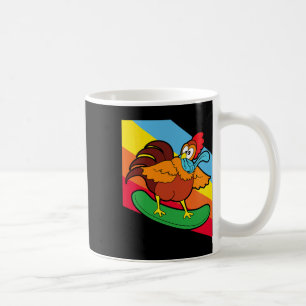 Caneca De Café Galinha Snowboard Snowboarder Snowboard Snowboard