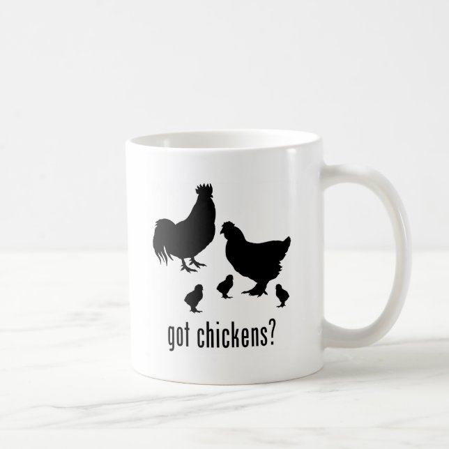 Caneca De Café Galinhas (Direita)