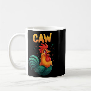Caneca De Café Galinheiro Galo Frango Animal Engraçado Amante De