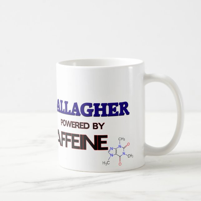 Caneca De Café Gallagher pôr pela cafeína (Direita)