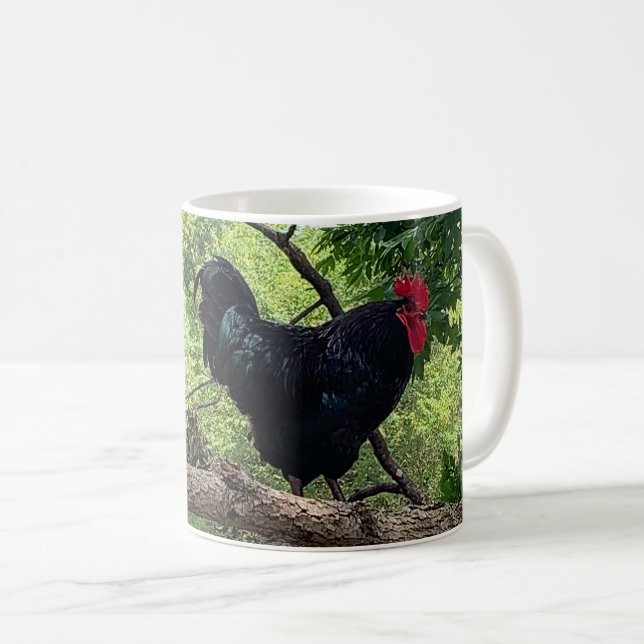 Caneca De Café Galo (Frente Esquerda)
