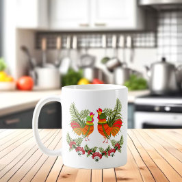 Caneca De Café Galo com galinha