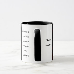 Caneca de Café Galo da Meia-Noite