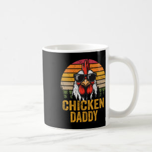 Caneca De Café Galo De Vintagem De Pai De Frango Para Fábrica De