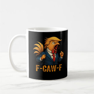 Caneca De Café Galo F-Caw-F Tr-ump