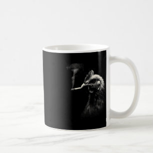 Caneca De Café Galo Legal Fumando Cigarro Arte Gráfica 