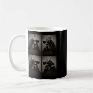 Caneca De Café Galo Vestindo Óculos de Sol Fotobooth Selfie Fazen