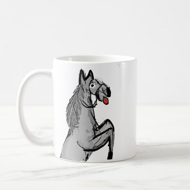 Caneca De Café Galopagem de Cavalos (Esquerda)