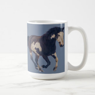 Caneca De Café Galopagem Selvagem Pinto Cavalo de Tintas American