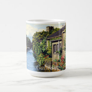 Caneca De Café Galway City Irlanda Canal View