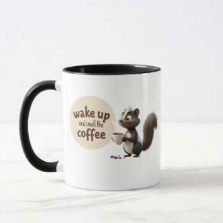 caneca de café gambá