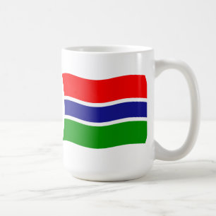 Caneca De Café Gambia Flag Mug