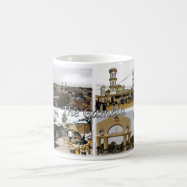 Caneca De Café Gâmbia - Mosaico - (Centro)