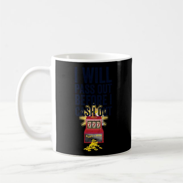 Caneca De Café Gambling Slot Machine Vegas Casino (Esquerda)