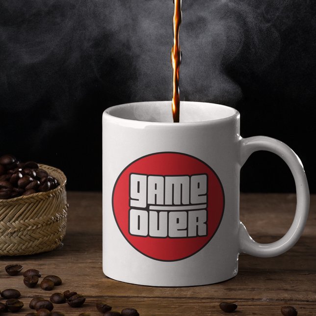 Caneca De Café Game Over - Gamer's (Criador carregado)