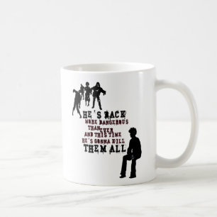 Caneca De Café Gamer - assassino do zombi