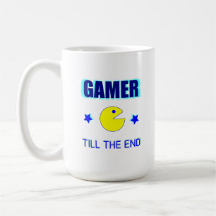 Caneca de Café Gamer Até o Fim para Gamers