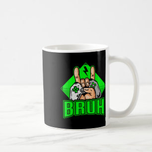 Caneca De Café Gamer Bruh Jogo de Vídeo Engraçado Adolescentes Ra