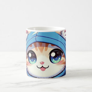 Caneca De Café Gamer Cat. Jogador Reproduzível em Cozy Setting