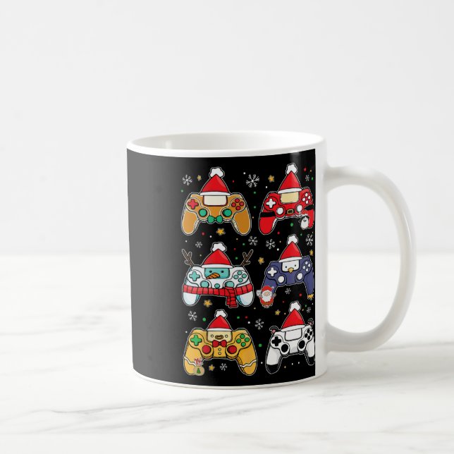 Caneca De Café Gamer Controller Xmas Gaming Men Ki (Direita)