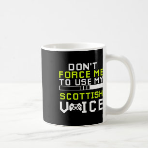 Caneca De Café Gamer Escocês Sarcástico Sarcasmo Escocês Jogos