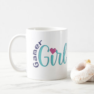 Caneca de Café Gamer Girl - Presente Fofo de Jogos