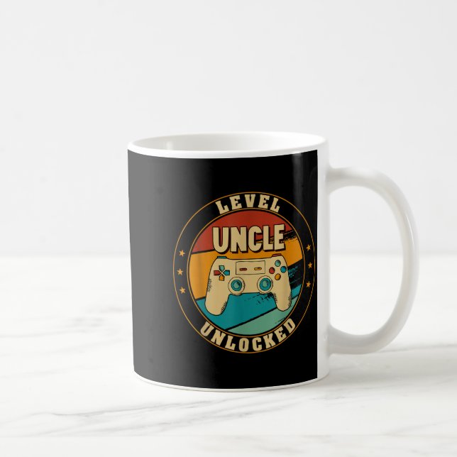 Caneca De Café Gamer New Uncle Dad Mom Baby Announcement Pregnanc (Direita)