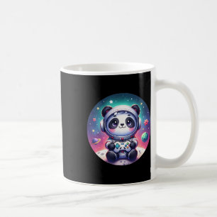 Caneca De Café Gamer Panda Bear Astronauta Fora Deste Mundo Gamin