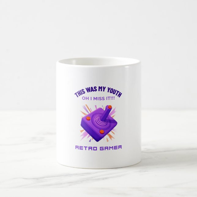 Caneca De Café Gamer Retrô Perde Sua Juventude (Centro)