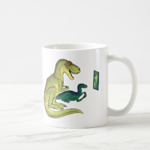 Caneca De Café Gamer-Saurus