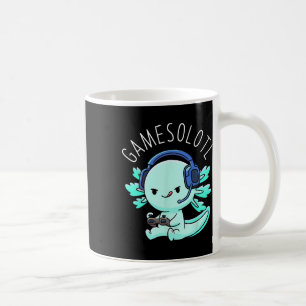 Caneca De Café Gamesolotl Axolotl Gamer Anime Gifts Kawaii Boys G