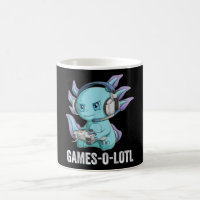 Gamesolotl Axolotl Video Gamer Kawaii Meninos anim