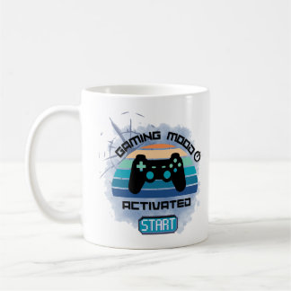 Caneca De Café "Gaming Mood Ativado - Gamer Coffee Mug"