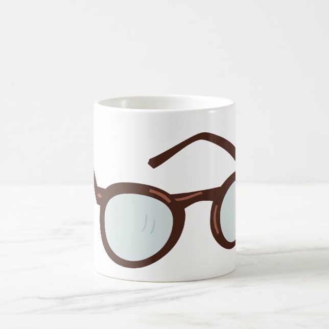 Caneca De Café Gancho eyeglasses glasses (Centro)