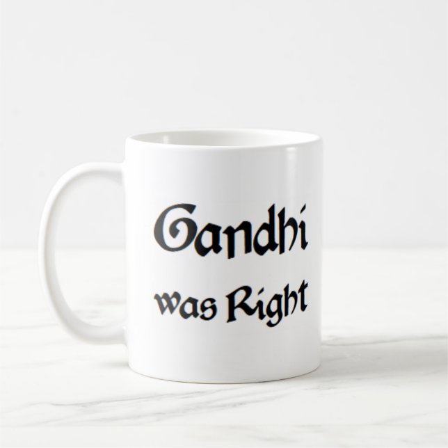 Caneca De Café gandhi estava certo (Esquerda)
