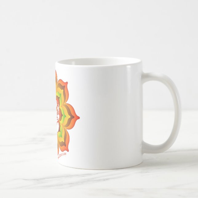 Caneca De Café Ganesh em Lotus (Direita)