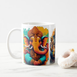 Caneca De Café Ganesha, ganesh, removedor ganapati de obstáculos
