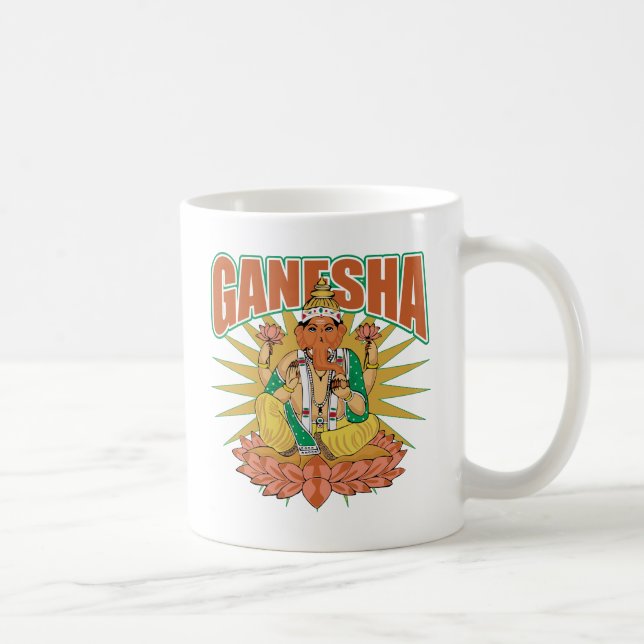 Caneca De Café Ganesha Hindu (Direita)