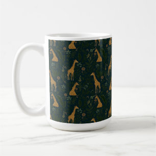 Caneca De Café Gangout de Girafa Tropical