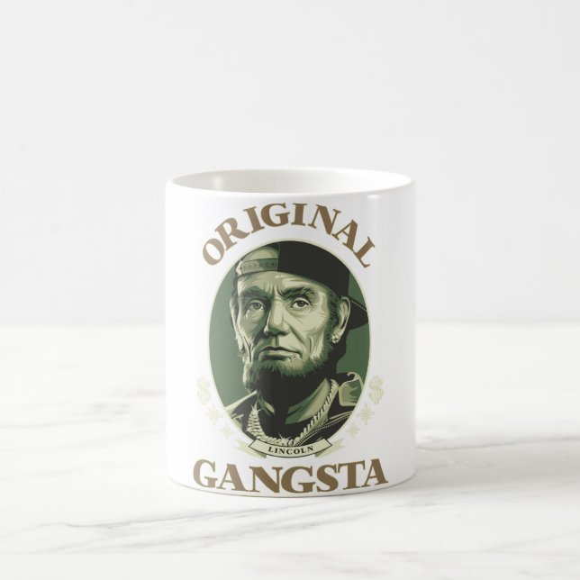 Caneca De Café Gangsta Mug original. (Centro)