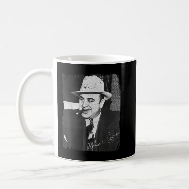 Caneca De Café Gangster de Chicago Alphonse Gabriel Excelente Al  (Esquerda)