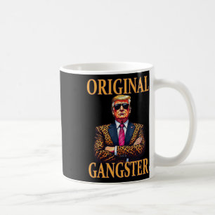 Caneca De Café Gangster Original Funny Trump Na moda Pop de Arma